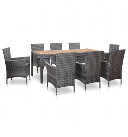 Mobilier à dîner de jardin...