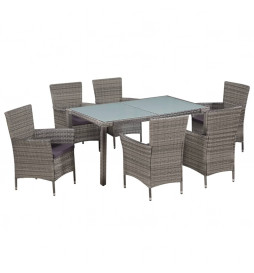 Mobilier à dîner de jardin...