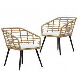 Chaises de jardin 2 pcs...