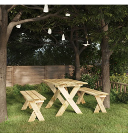 Banc de jardin 110 cm Bois...