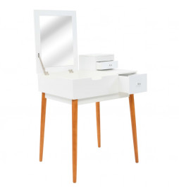 Coiffeuse avec miroir MDF...
