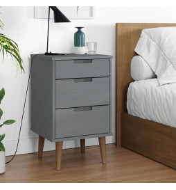 Table de chevet MOLDE Gris...