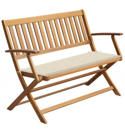 Banc de jardin avec coussin...