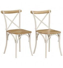 Chaises à dossier croisé...