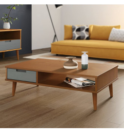 Table basse MOLDE Marron...