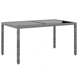 Table de jardin 150x90x75cm...