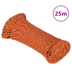 Corde de bateau Orange 5 mm...