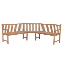 Banc d'angle de jardin...