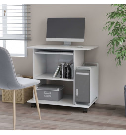 Bureau d'ordinateur Blanc...