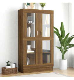 Armoire à vitrine Chêne...