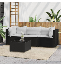 Salon de jardin 4 pcs avec...