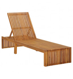 Chaise longue Bois d'acacia...