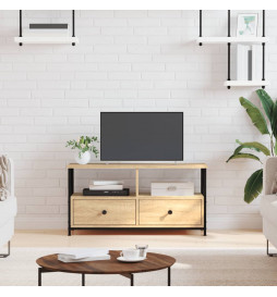 Meuble TV chêne sonoma...