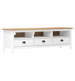 Meuble TV Hill Range Blanc...