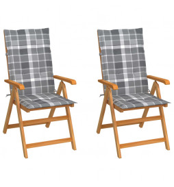 Chaises de jardin 2 pcs...