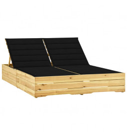 Chaise longue double et...