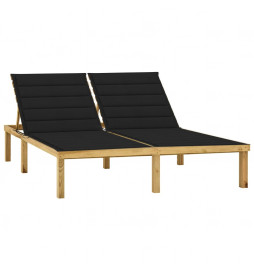 Chaise longue double et...