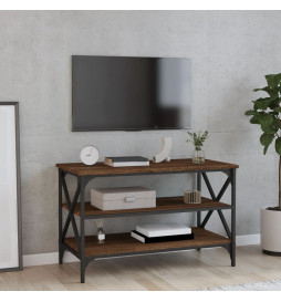 Meuble TV Chêne marron...