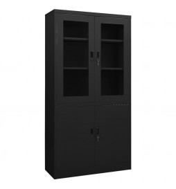 Armoire de bureau Noir...