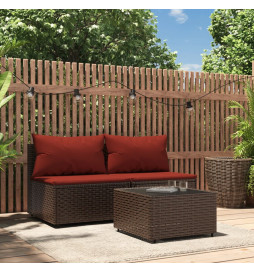 Salon de jardin 3 pcs avec...
