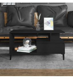 Table basse Noir 90x49x45...