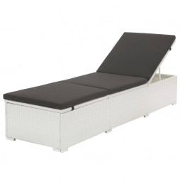 Chaise longue avec coussin...