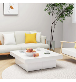 Table basse Blanc brillant...