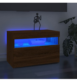Meuble TV avec lumières LED...