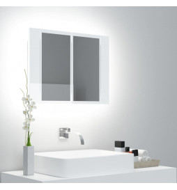 Armoire à miroir de bain à...