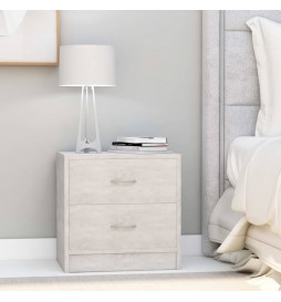 Tables de chevet 2 pcs Gris...