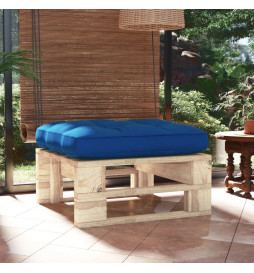 Pouf palette de jardin bois...