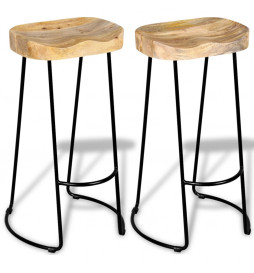 Tabourets de bar lot de 2...