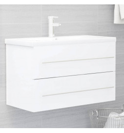 Armoire d'évier Blanc...