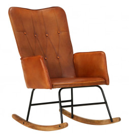 Chaise à bascule Marron...