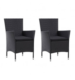 Chaises de jardin 2 pcs...