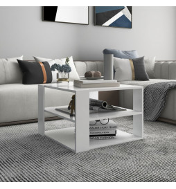 Table basse Blanc 60x60x40...