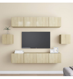 Ensemble de meuble TV 6 pcs...