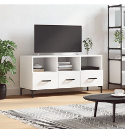 Meuble TV blanc 102x36x50...