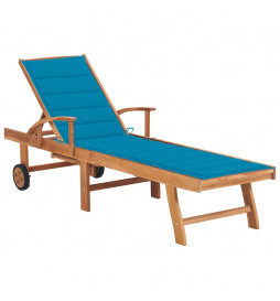 Chaise longue avec coussin...