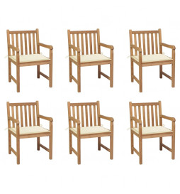 Chaises de jardin 6 pcs...