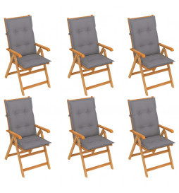 Chaises de jardin 6 pcs...