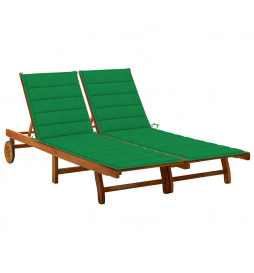 Chaise longue de jardin 2...