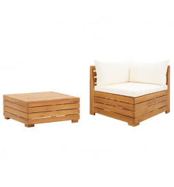 Salon de jardin 2 pcs avec...