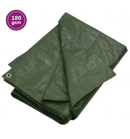 Bâche 180 g/m² 2x3 m Vert PEHD