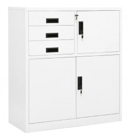 Armoire de bureau Blanc...