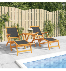 Chaises longues d'extérieur...
