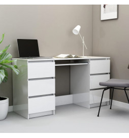 Bureau Blanc brillant...