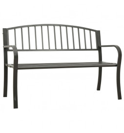 Banc de jardin 125 cm Acier...