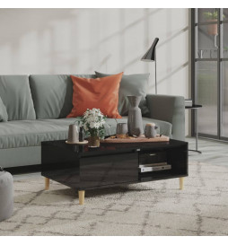 Table basse Noir brillant...