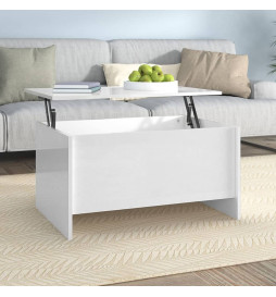 Table basse Blanc brillant...